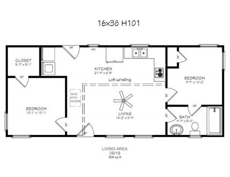 the floor plan for a one bedroom apartment with an attached kitchen and living room area