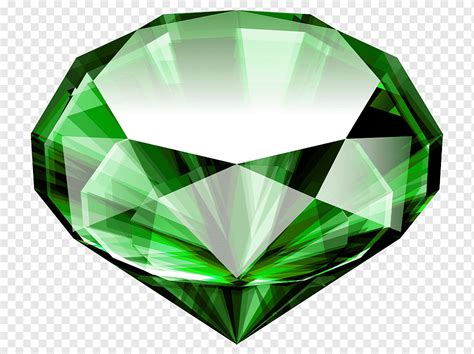 Ilustração de pedra preciosa verde, diamante esmeralda de pedras ...