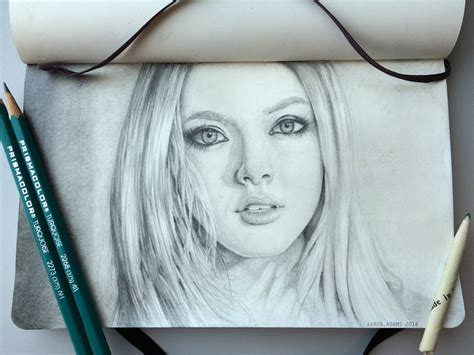 Draw, Create and Inspire: Tutorial: Human Face, Amanda Seyfried