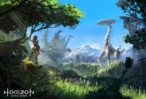 Horizon Zero Dawn Concept Art by Lloyd Allan | Concept Art World