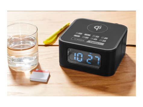 Silvercrest Bluetooth(R) Alarm Clock Radio with QI Charger1 - Lidl ...