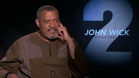 Laurence Fishburne on "John Wick: Chapter 2" - YouTube