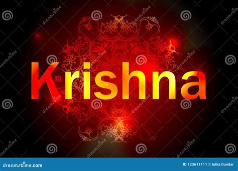 Hare Krishna Mantra Poster. Yoga and Meditation Poster. Stock Vector ...