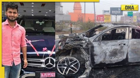 Shocking images of Rishabh Pant’s Mercedes-Benz GLC after horrifying ...