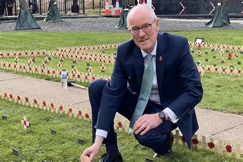 Bognor Regis and Littlehampton MP Nick Gibb plants memorial cross in ...