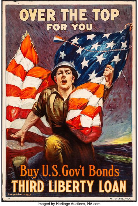 World War I Propaganda (United States Government, 1918). Third | Lot ...