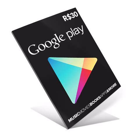 Gift Card Google Play Store R$ 30 Reais Android Brasil - R$ 39,99 em ...