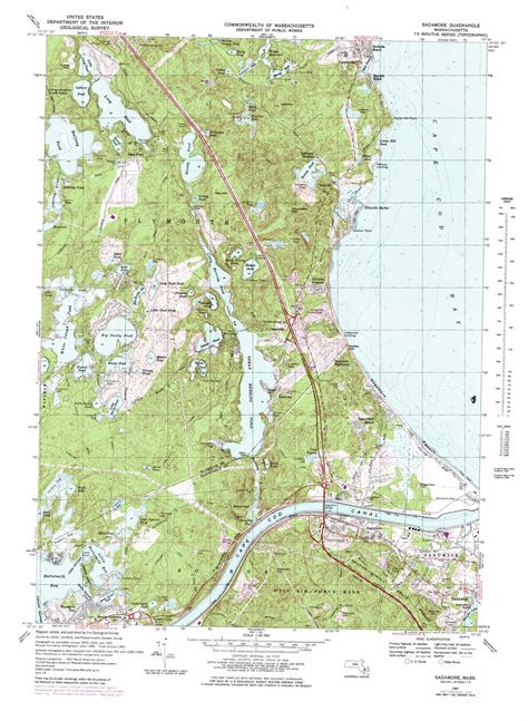 Sagamore topographic map, MA - USGS Topo Quad 41070g5