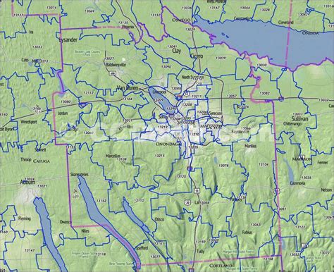 Syracuse Zip Code Map