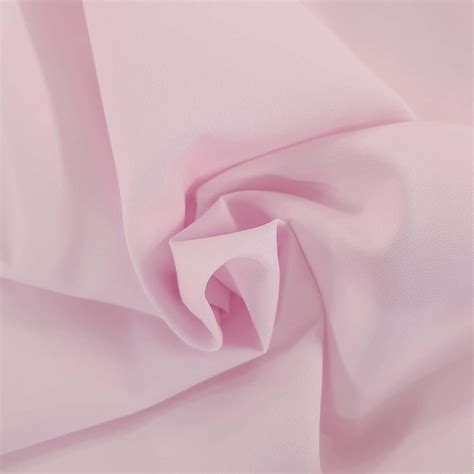 Plain Light Pink Cotton Poplin Fabric | Livingstone Textiles