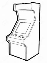 Arcade Coloring Pages Sketch Page sketch template