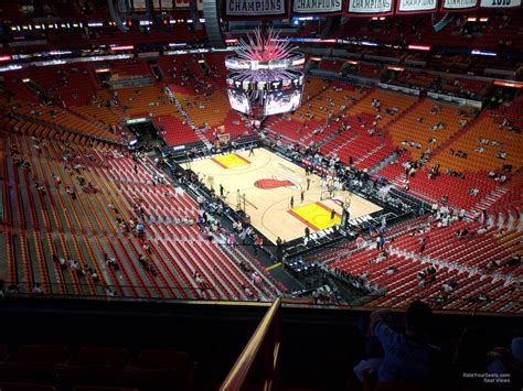 Section 418 at AmericanAirlines Arena - Miami Heat - RateYourSeats.com