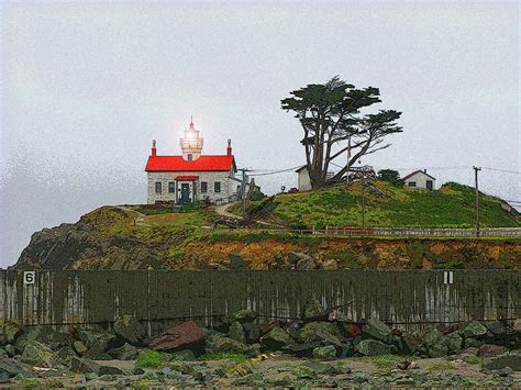 Crescent City Lighthouse Photograph by Kathy Moll | Fine Art America