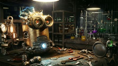 3840x2160 Minions Robot Steampunk 4K ,HD 4k Wallpapers,Images ...