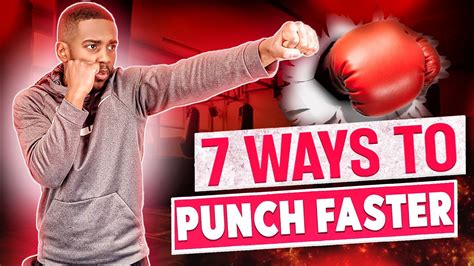 HOW TO PUNCH FASTER - YouTube