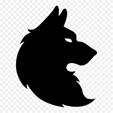 Wolf Head Logo Png, Wolf Trace - Wolf Head PNG - FlyClipart