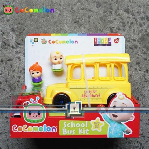 Jual Cocomelon School Bus Kit Fun Bricks Original Steam Stem Toys ...