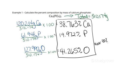 How to Find Mass Percent from Chemical Formulae | Chemistry | Study.com