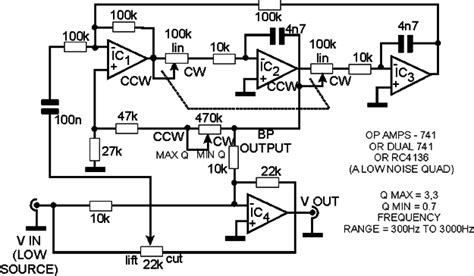 Parametric Equalizer Schematic Diagram - Wiring Diagram