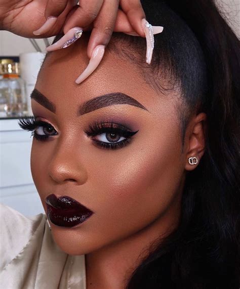 Dreamy | Khalise Amor Boutique | Makeup for black women, Lipstick for dark skin, Gorgeous makeup