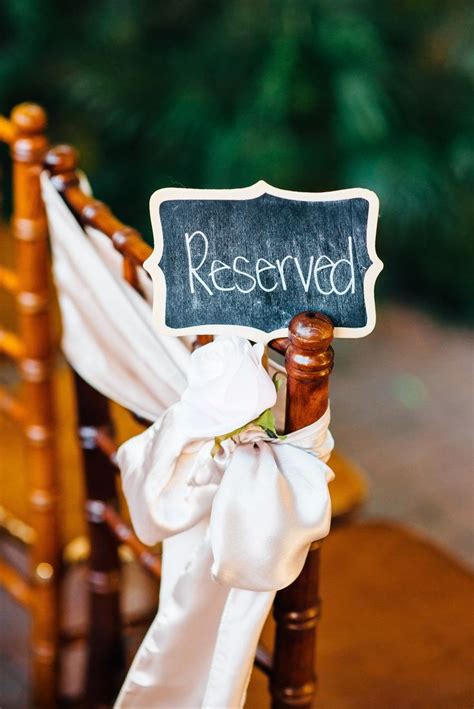 reserved seating for ceremony | Fantasy wedding, Wedding bells ...