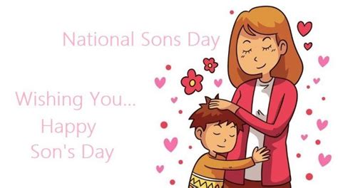 National Sons Day | Sons day, National son's day, Day wishes