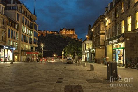 Edinburgh Castle Street Photograph by Rob Hawkins - Fine Art America