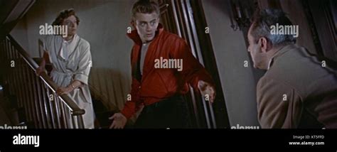 Ann Doran, James Dean and Jim Backus in Rebel Without a Cause trailer ...