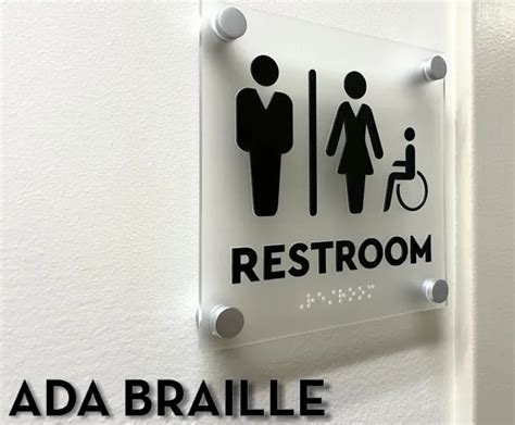 ADA Braille signs | Creative Dimension