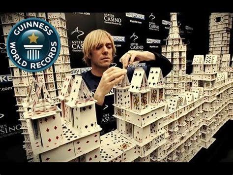 Largest Card Stacking Structure - Record Holder Profile - Bryan Berg ...