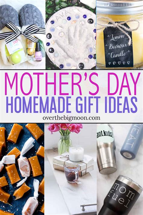 50+ Homemade Mother's Day Gift Ideas - Over The Big Moon