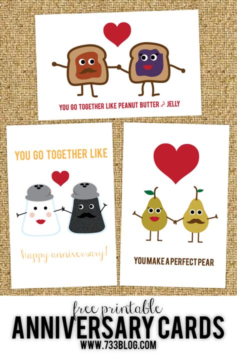 Free Printable Anniversary Cards - Inspiration Made Simple