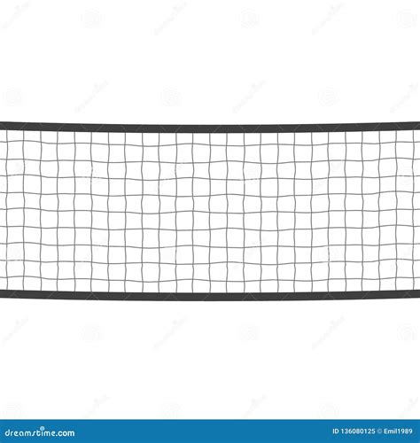 Volleyball sport net stock illustration. Illustration of enter - 136080125