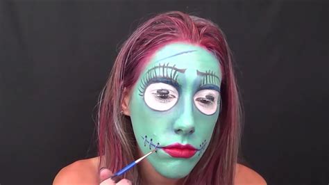 Sally From Nightmare Before Christmas Makeup Transformation : 8 Steps ...