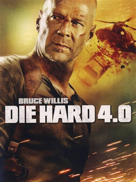 Die Hard 4.0 | Hard movie, Die hard, Action movie poster