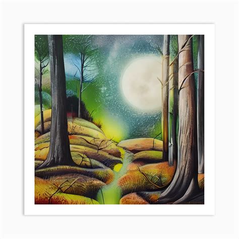 Twilight Forest Art Print by Innerworks - Fy