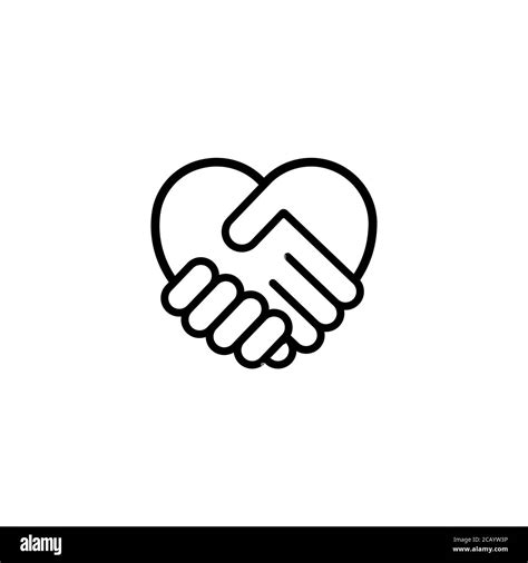 Handshake friendship Black and White Stock Photos & Images - Alamy