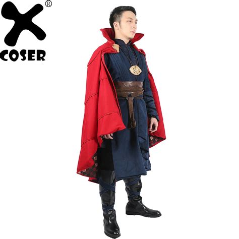 XCOSER Doctor Strange Costume Marvel Superhero Cosplay Completed Outfit ...