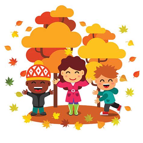 3,600+ Children Playing Leaves Stock Illustrations, Royalty-Free Vector Graphics & Clip Art - iStock