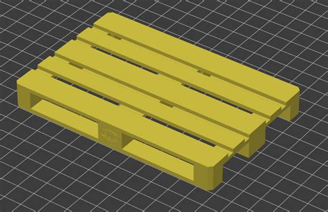 Euro pallet 1:10 scale by z_zupanc | Download free STL model | Printables.com