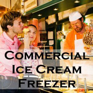 Commercial Ice Cream Freezer New and Used - Serving Ice Cream