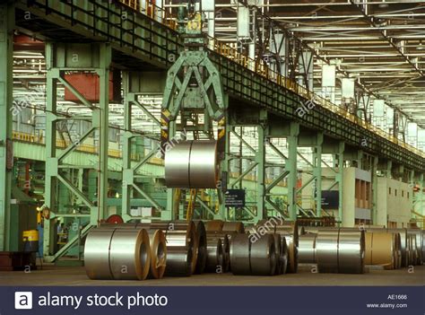 Warehouse SAIL Steel Authority of India Ltd plant at Salem Tamil Nadu Stock Photo, Royalty Free ...