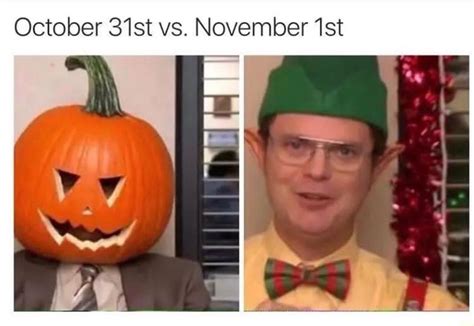 The Funniest October 31st vs November 1st Memes - Lola Lambchops