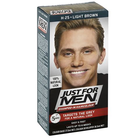 Buy Just For Men Shampoo-In Hair Colour - Light Brown at Mighty Ape NZ