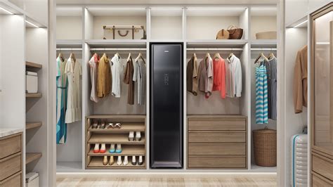 Samsung's AirDresser is a smart closet that steams, disinfects clothes