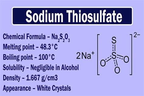 How Sodium Thiosulfate Works: Chemistry Explained|Chemistry Page