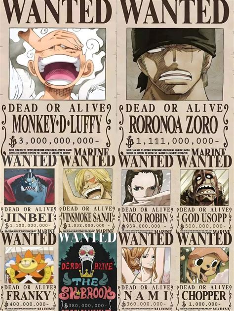 One Piece Bounty Poster Shop | Redbubble | One piece bounties, Sabo one ...