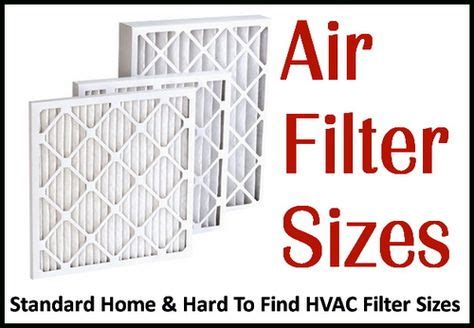 Air Filters - Replacement Home AC Filter Sizes and Types (With images) | Air filter, Hvac ...