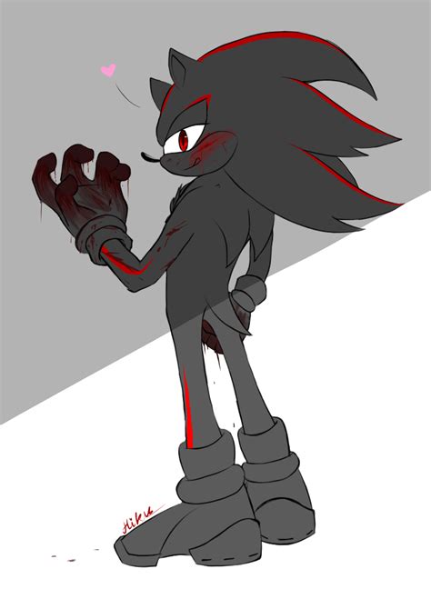 Vampire Shadow the hedgehog Hiku - Illustrations ART street