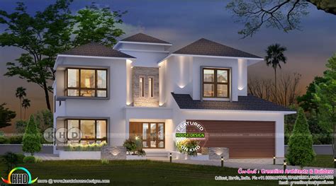 USA home design from Kerala - Kerala Home Design and Floor Plans - 9K+ Dream Houses